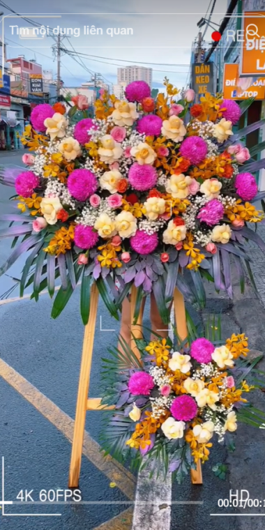 Hộp hoa - giỏ hoa khai trương