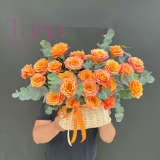 hoa chúc mừng - cam đào