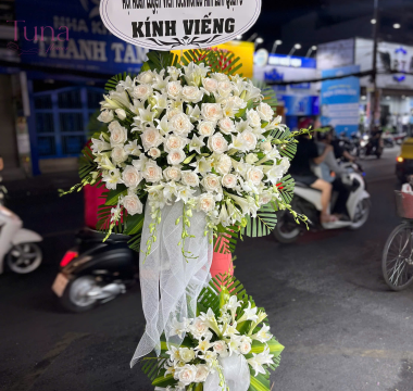 Kệ hoa viếng tang 03