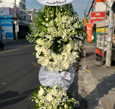 Kệ hoa viếng tang 06