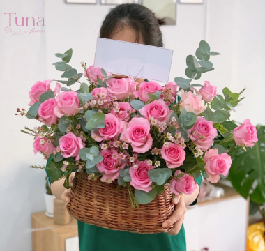 Giỏ hoa 01-25