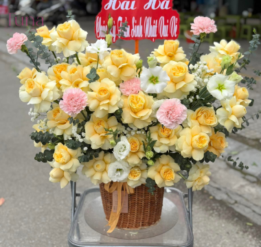 Giỏ hoa 01-34