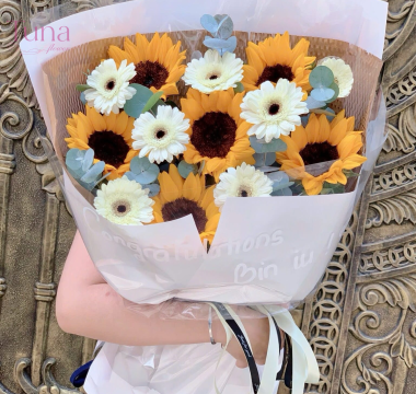 Hoa hướng dương tốt nghiệp 34