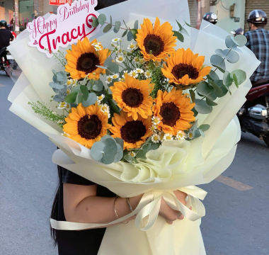 Hoa hướng dương tốt nghiệp 33