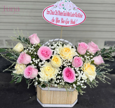 Giỏ hoa 01-90